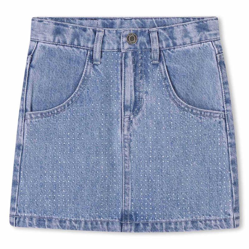 MARC JACOBS Denim Rhinstone Skirt 4-10Y image number 0